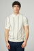 Jacquard Stripe Polo - Ivory