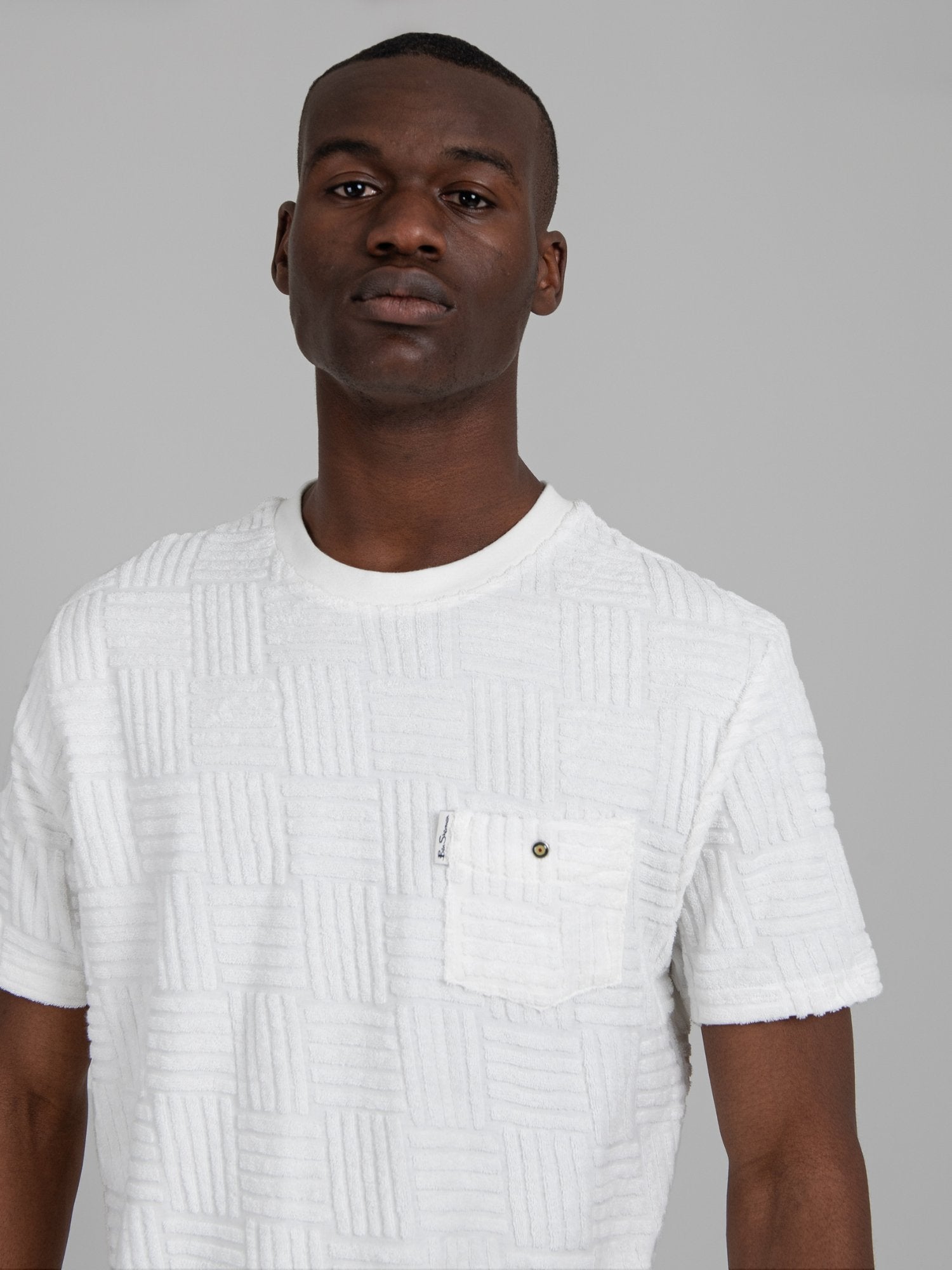 Terry Textured Tee - Off White