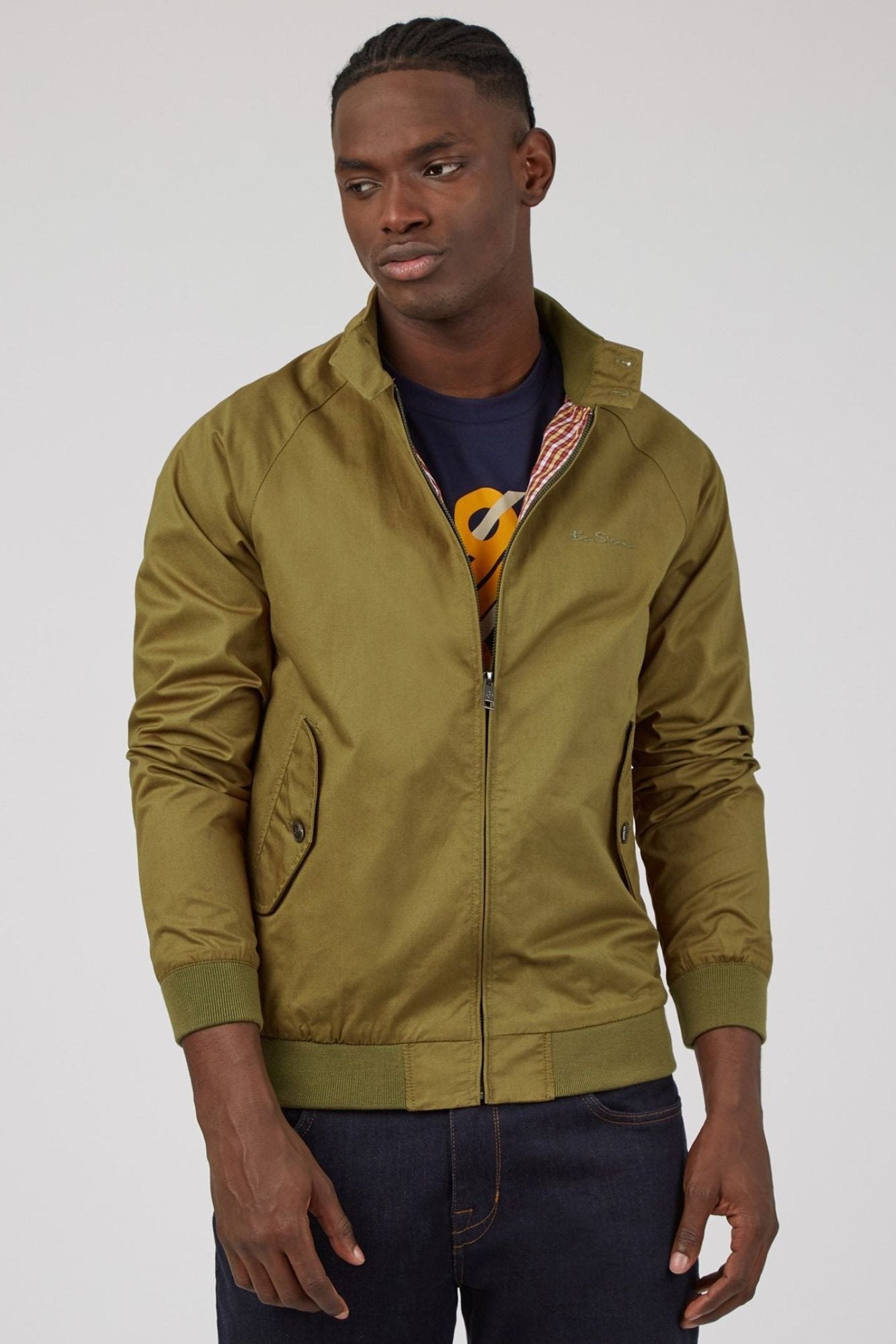 Signature Harrington Jacket - Grasshopper