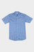 CHECK SHORT SLEEVE SHIRT - BLUE