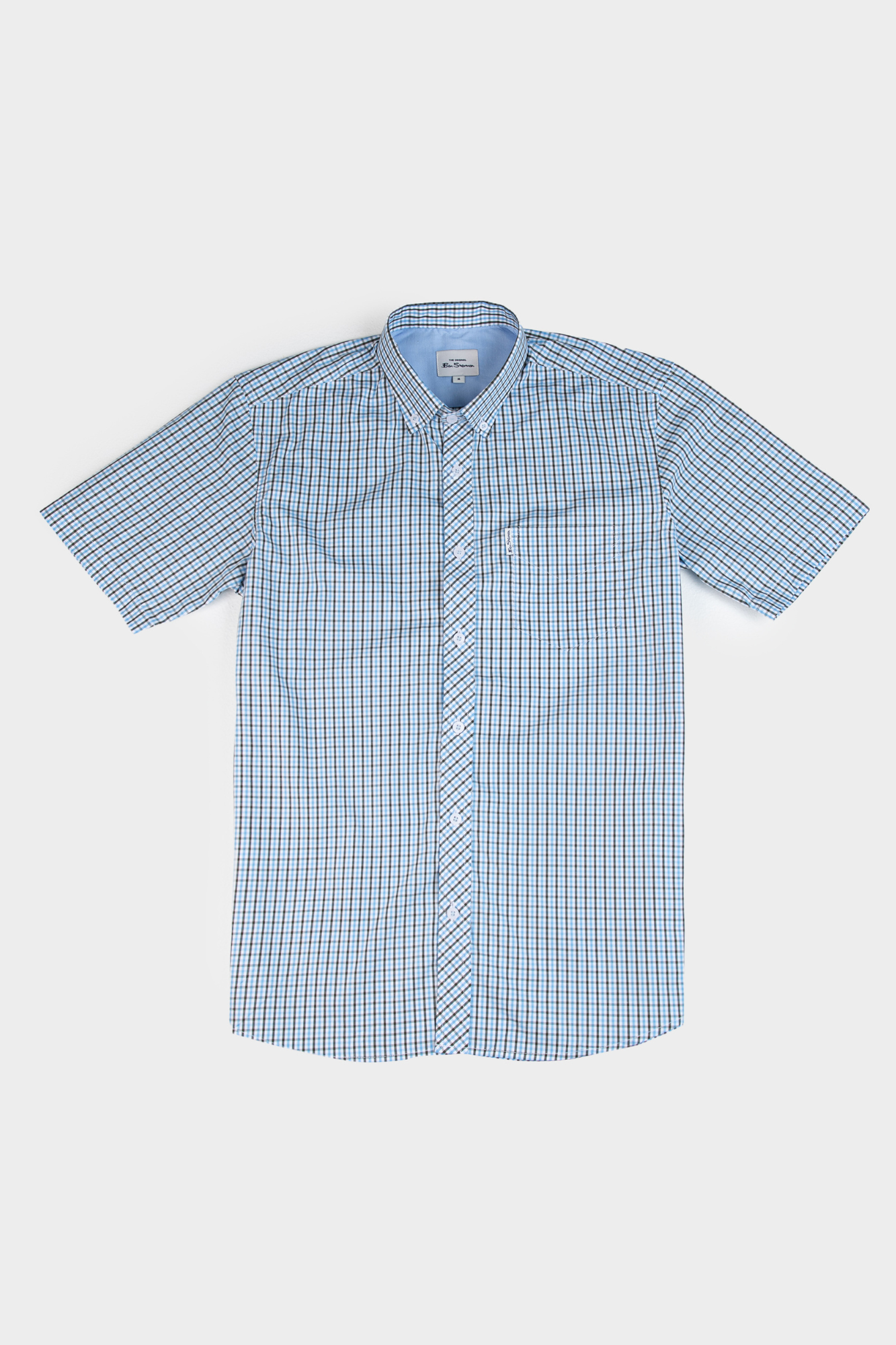 CHECK SHORT SLEEVE SHIRT - GREEN