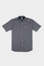 GINGHAM CHECK SHORT SLEEVE SHIRT - GREY