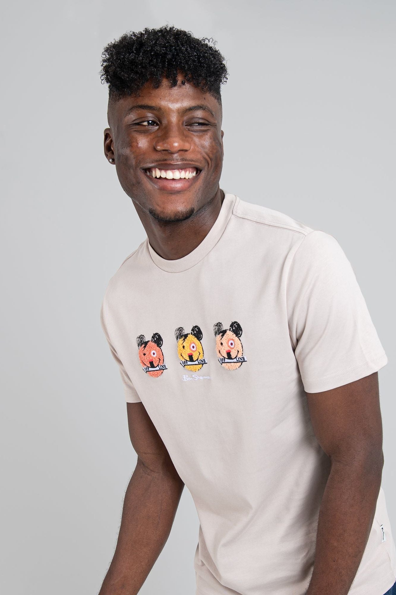 Happy Bears Tee - Plaster