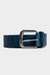 Target Embossed Belt (Leather) - Cobalt Blue