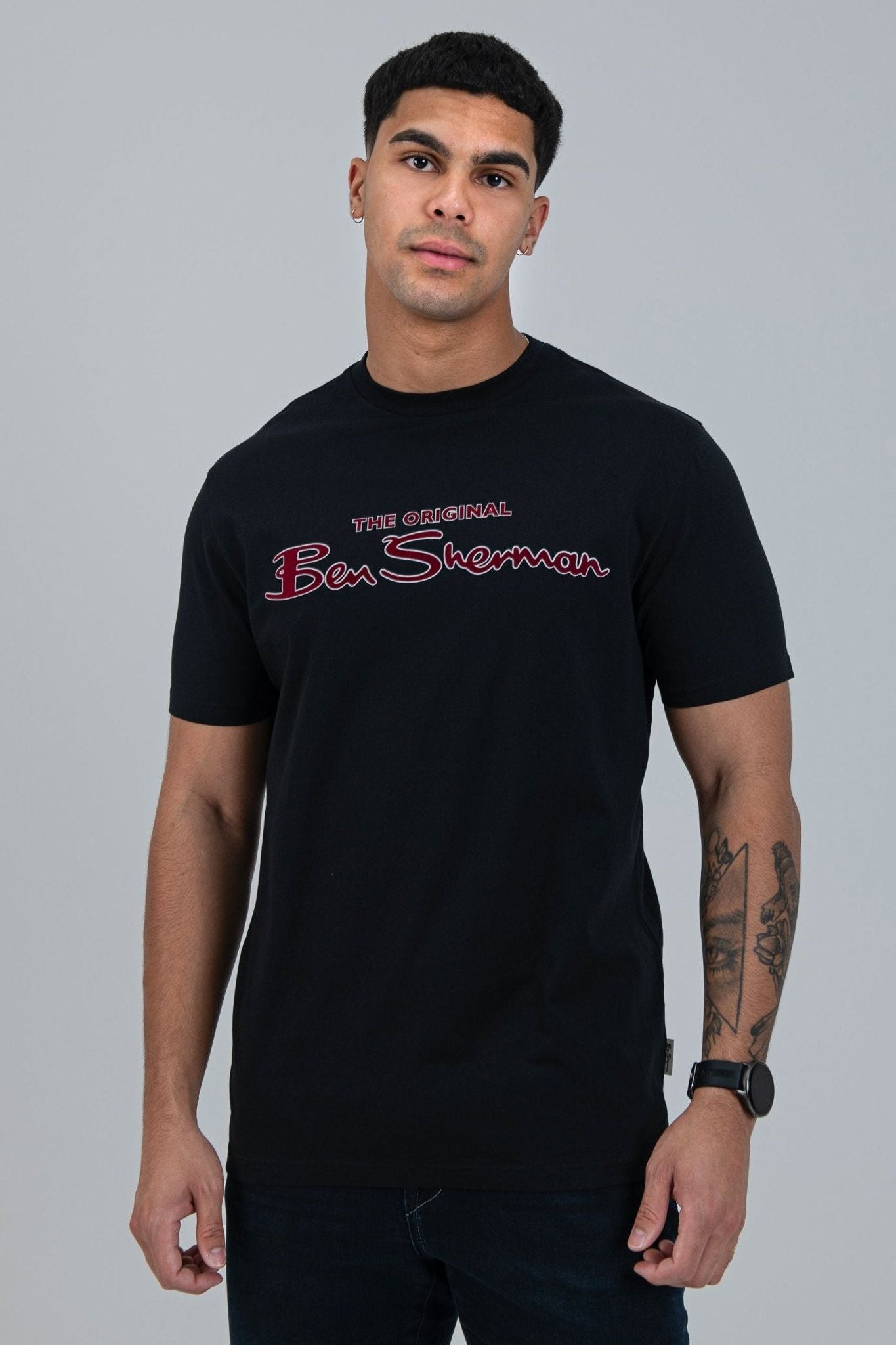 Signature Script Tee - Black