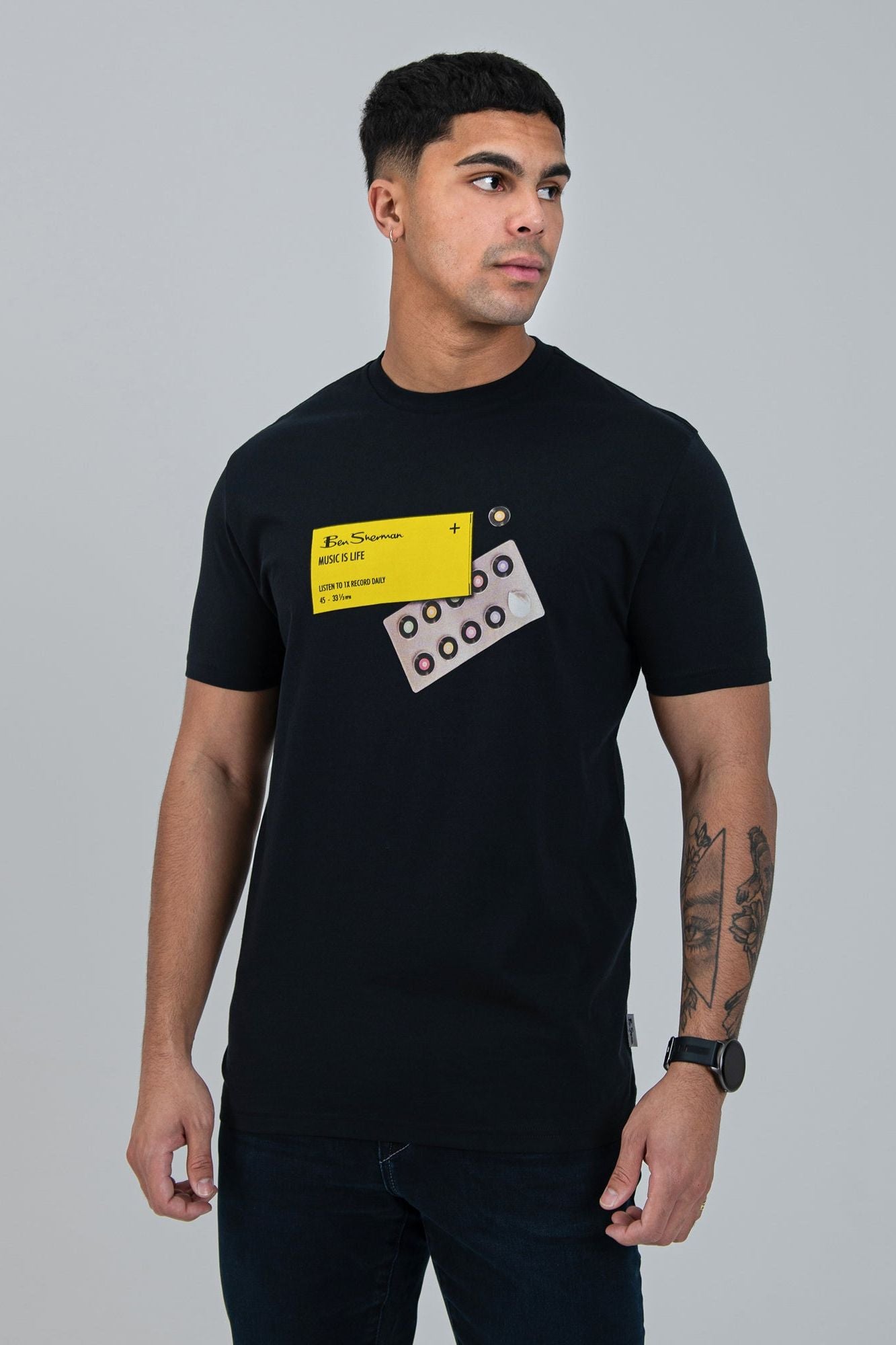 Music life Tee - Black