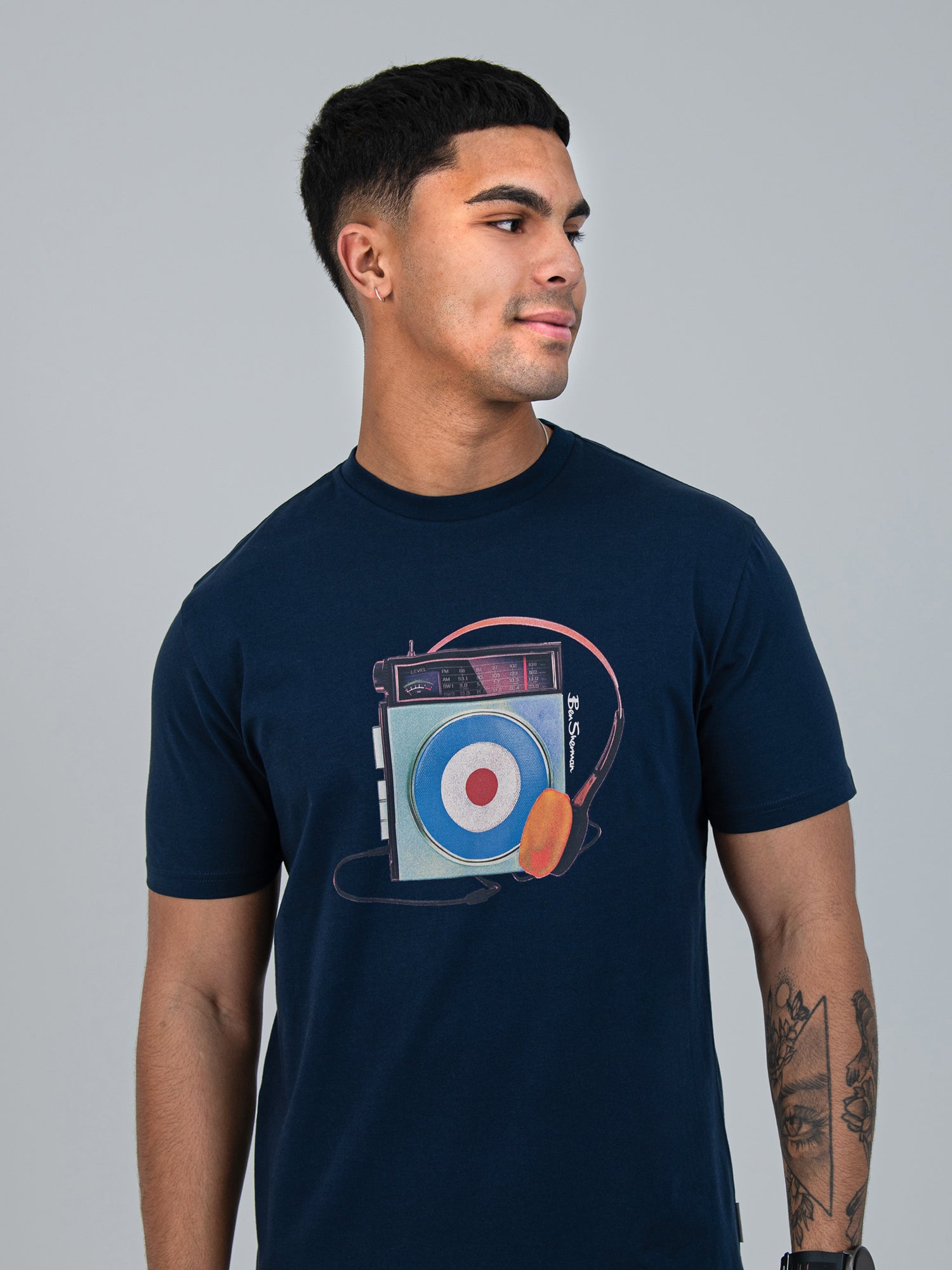 Portable Radio Tee - Navy