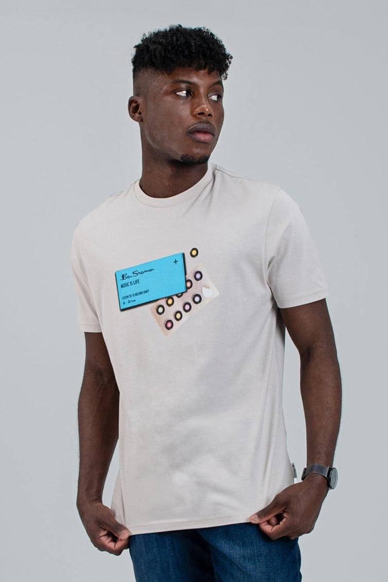 Music life Tee - Plaster