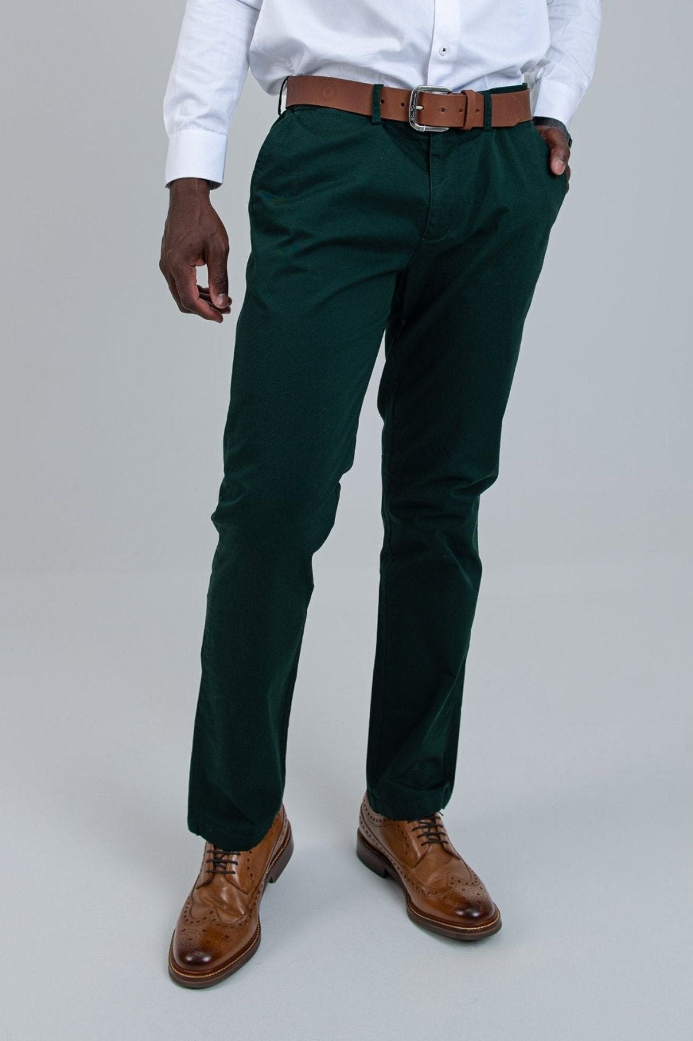 Slim Stretch Chino - Bottle Green