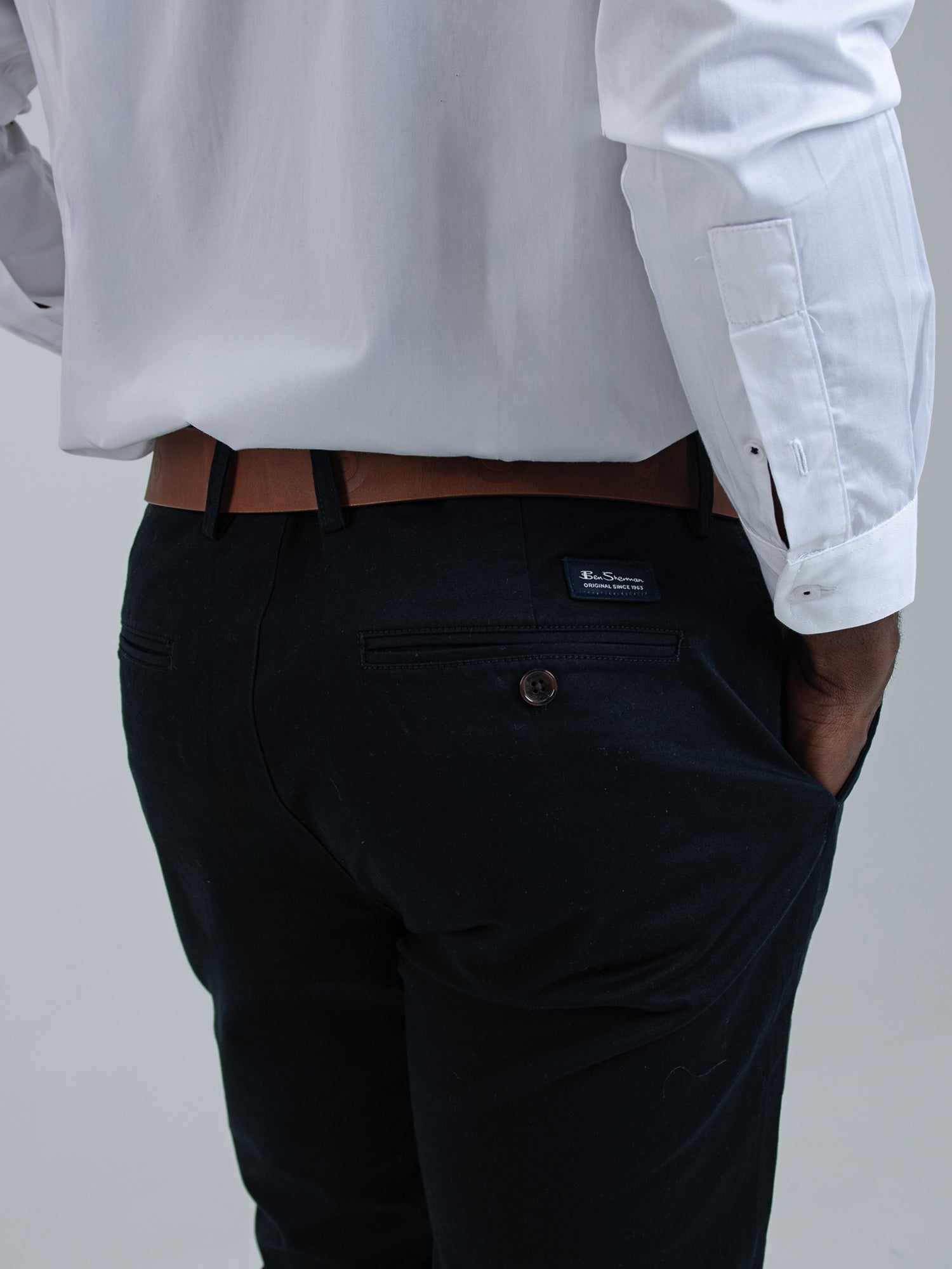 Slim Stretch Chino - Black