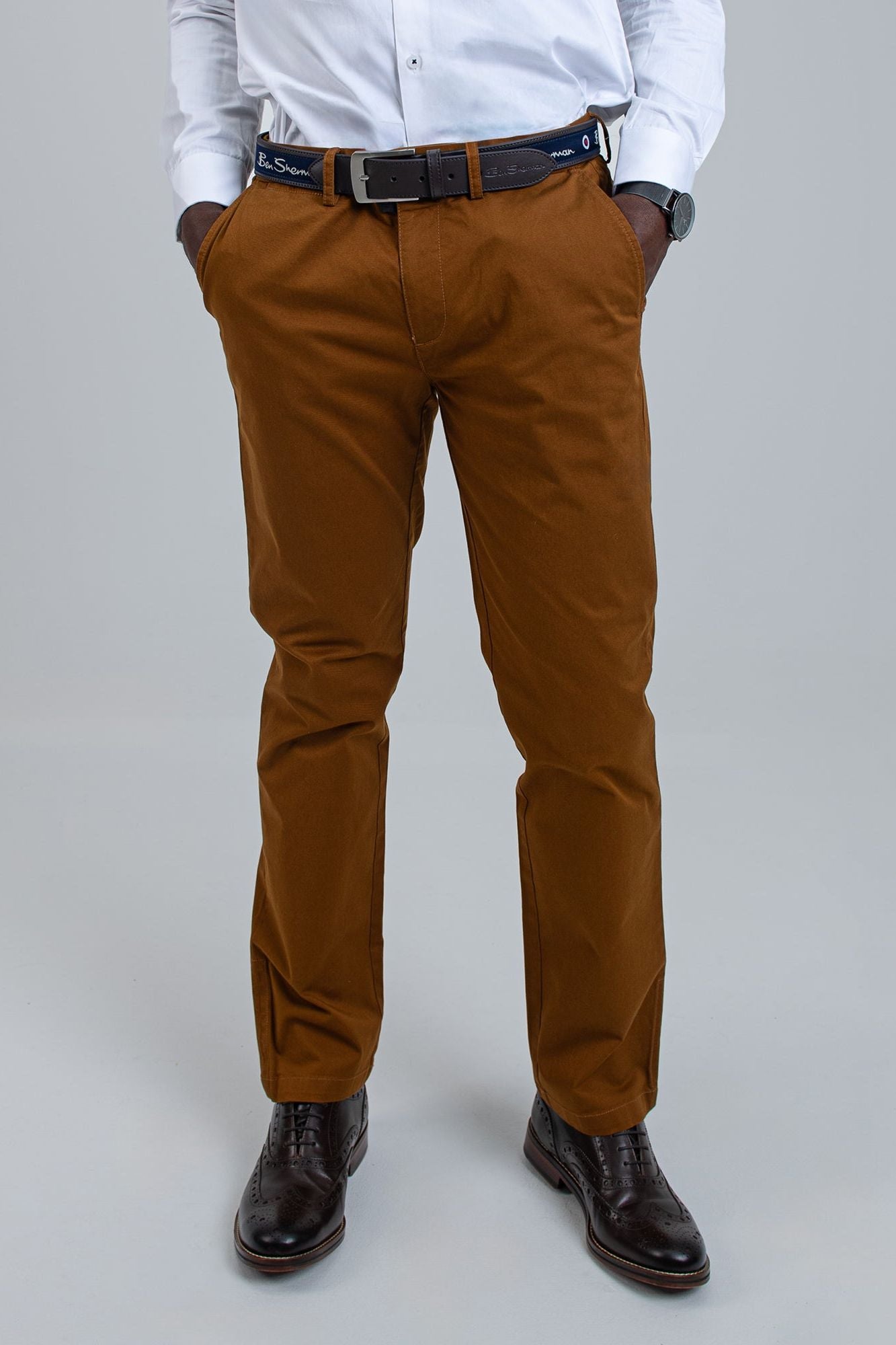 Slim Stretch Chino - Utility Brown