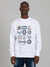 Scooter Club Crew Sweater - White
