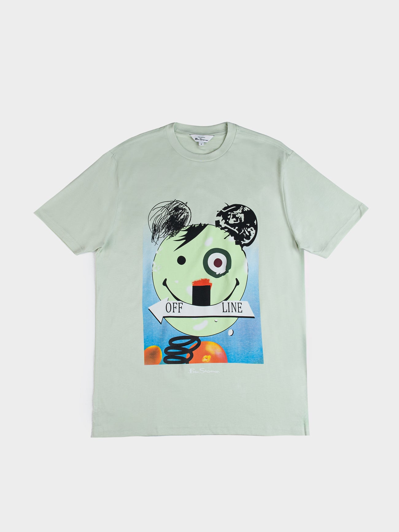 Off line Tee - Pistachio