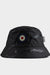 WAX PLASTISOL TARGET BUCKET HAT - Black