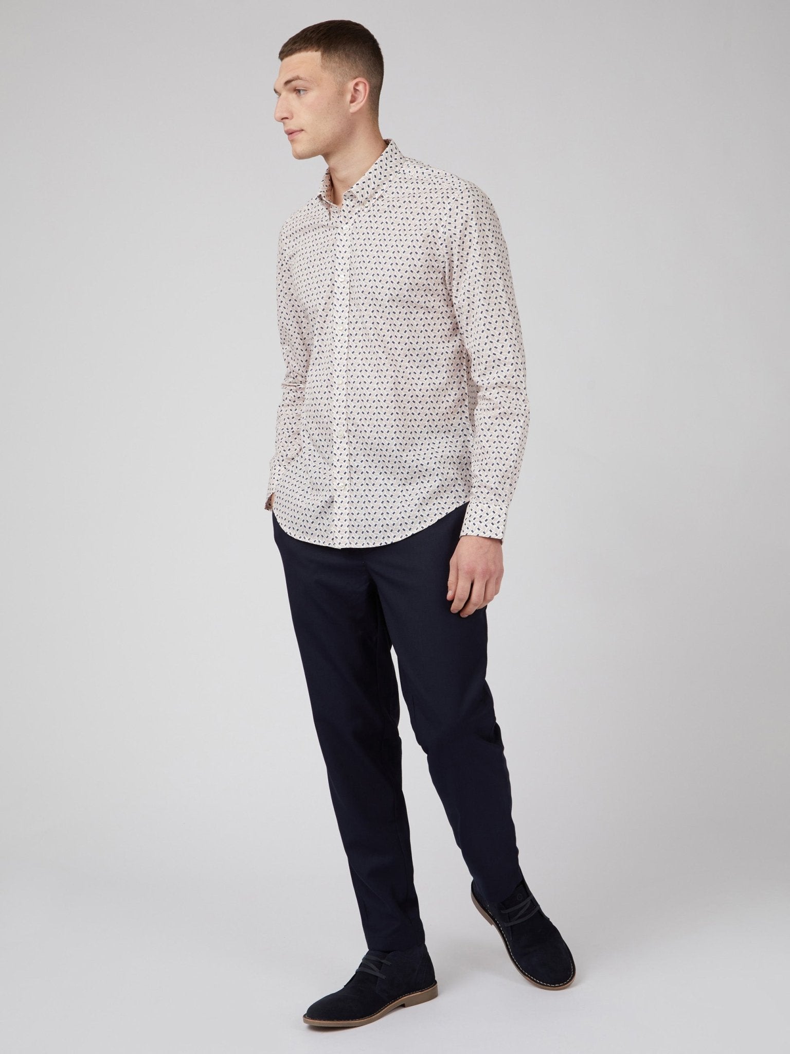Recycled Cotton Oxford Shirt - Ivory