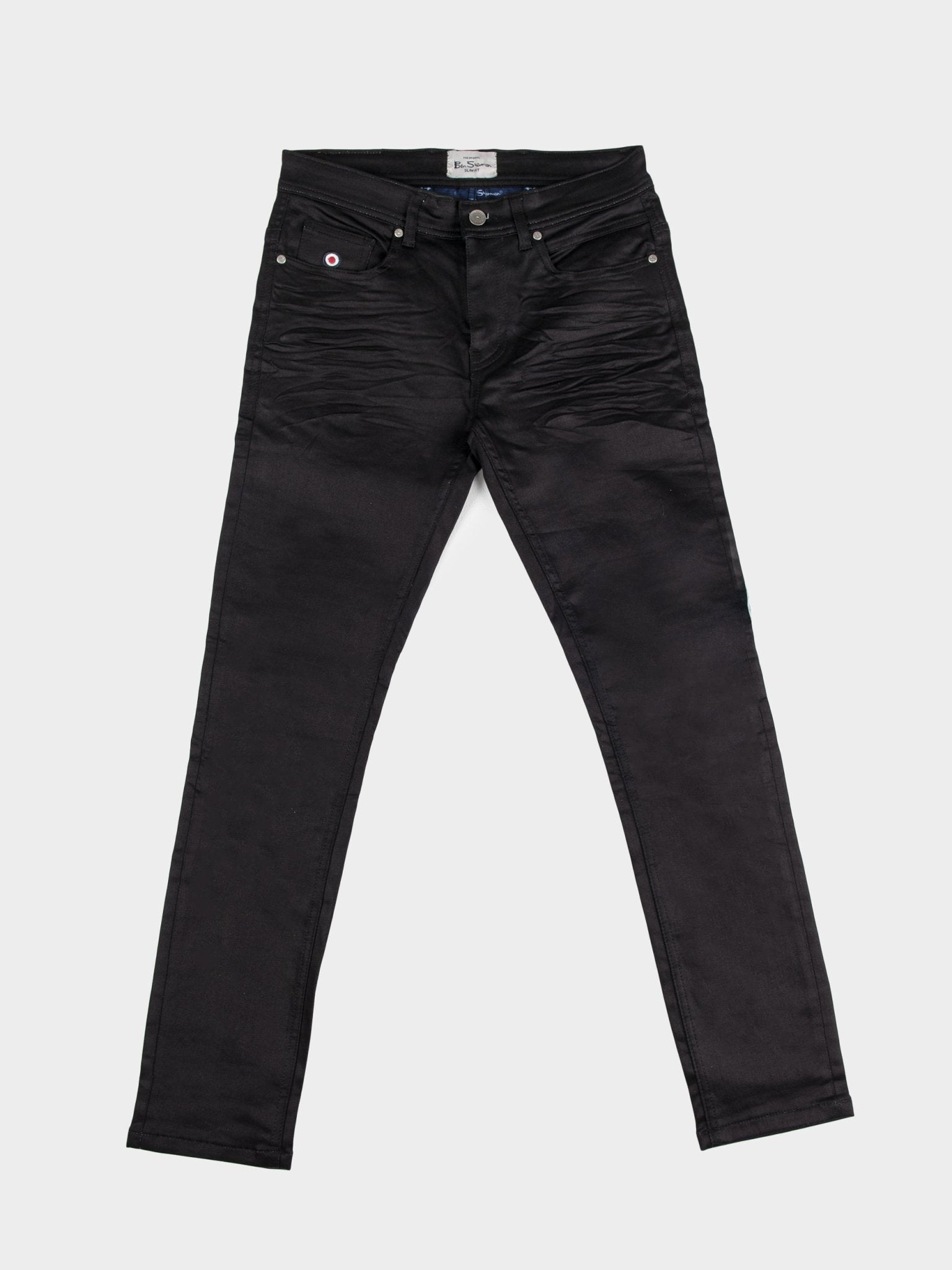 Coated Skinny Jeans - Black - Men | H&M IN