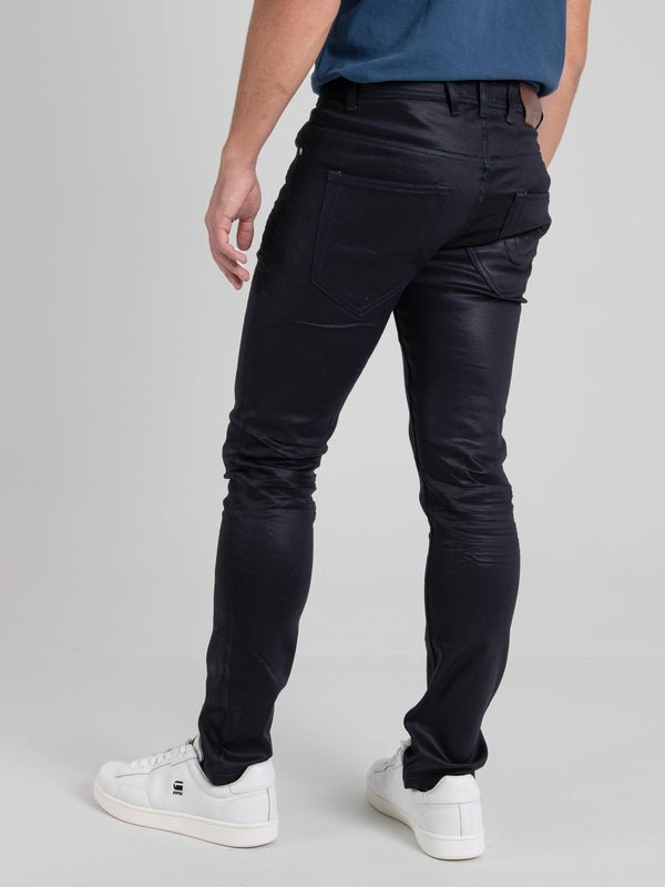 Navy discount coated jeans