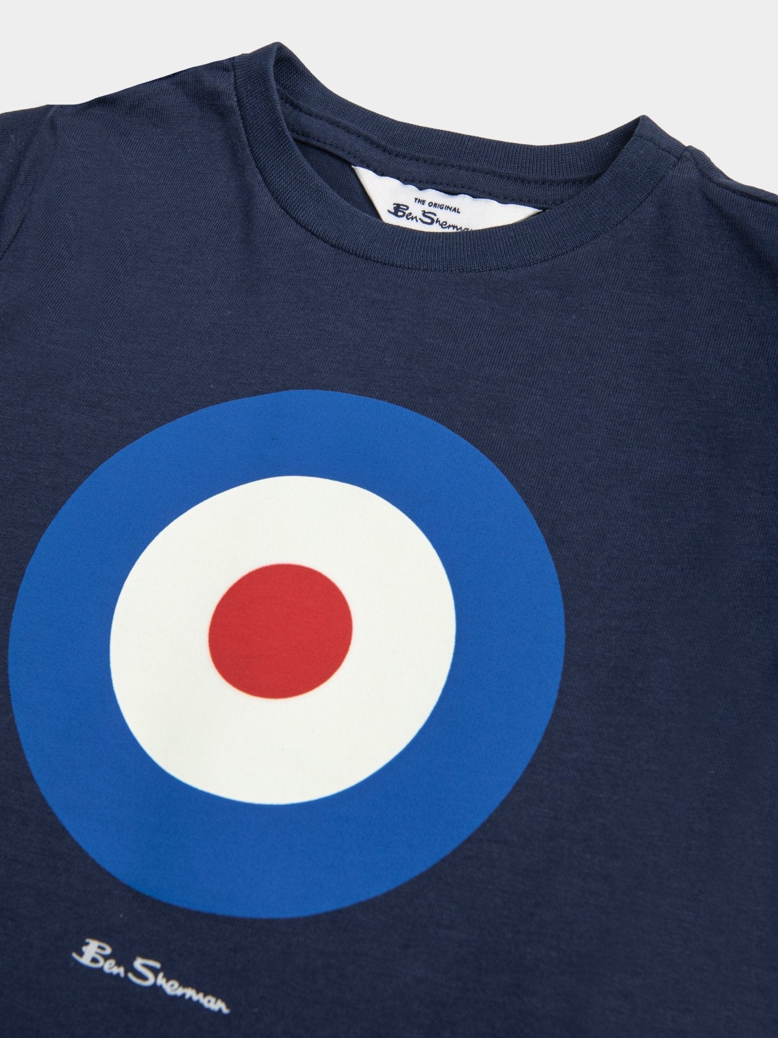 Kids Target Tee - Navy